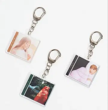 하마사키 아유미 스크래치 경품 CD 자켓 아크릴 키링 세트