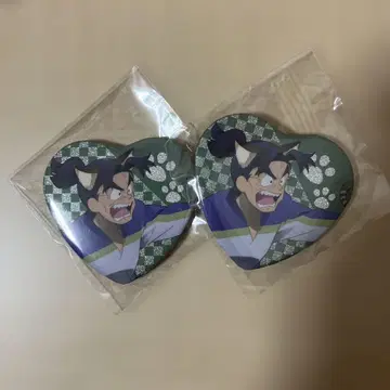 닌자 타마 란타로 난자 타운 하트 캔뱃지 시오에 분지로