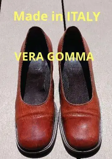 Made in ITALY VERA GOMMA 브라운 펌프스