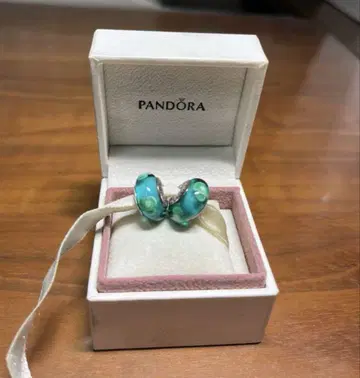 Pandora 판도라 무라노 유리 참 2개 세트 핑크