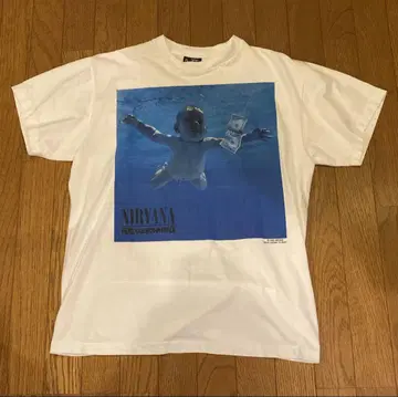 NIRVANA 닐바나 밴딩 티셔츠 네버 마인드 USA제