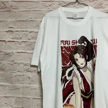 Mai Shiranui 티셔츠 화이트 시라누이 마이 킹 오브 파이터즈