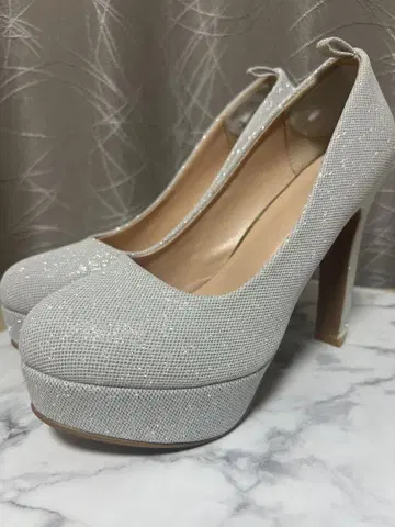 글리터 하이힐 브라이덜 슈즈 10cm