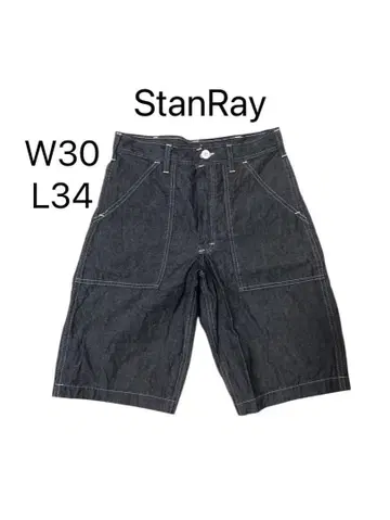 StanRay 데님 숏 팬츠 W30 L34 슬란레이 하프 팬츠