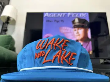 USA WAKE AND LAKE 나일론 캡 파랑