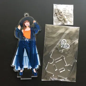 모닝구 무스메. 사토 유키 피규어 스탠드 키링 Happy Hallo