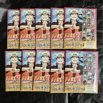 NARUTO 나루토 스탯 카드 컬렉션 미개봉 10점