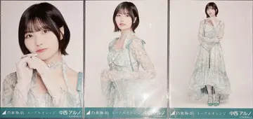 노기자카46 브로마이드 네이블 오렌지 나카니시 아르노 컴프