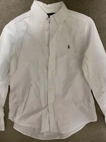 Ralph Lauren 화이트 버튼 다운 셔츠 M
