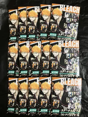 블리치 bleach 스탯 카드 컬렉션 미개봉 15점