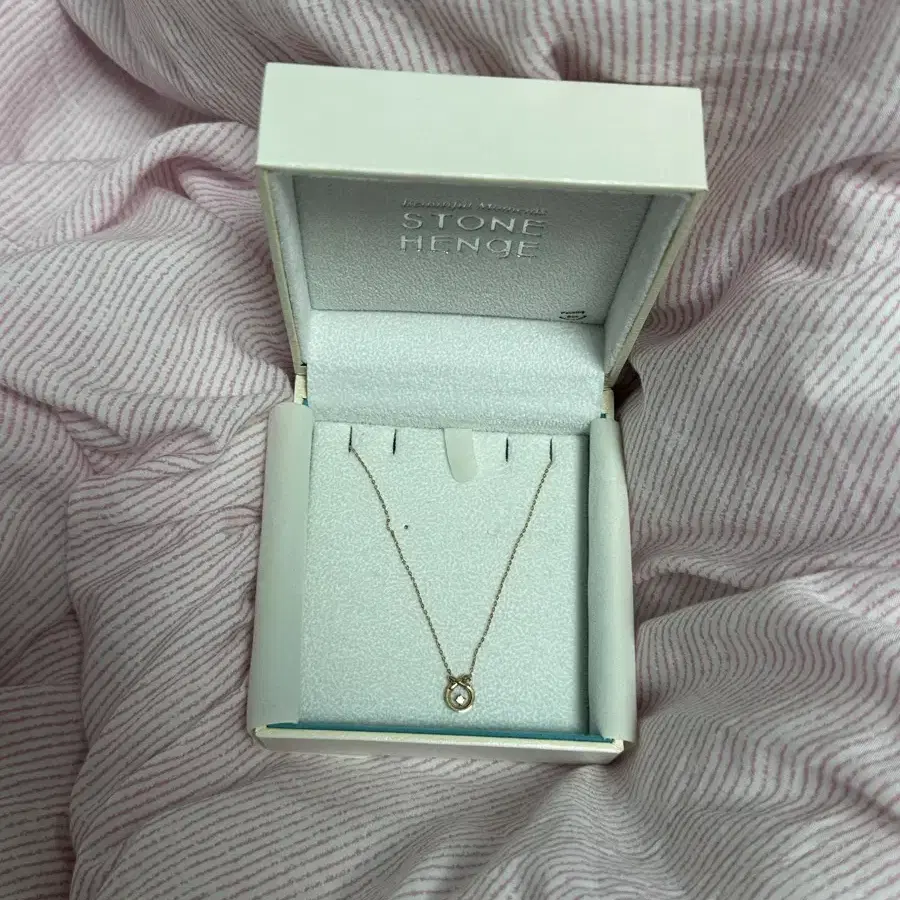 ピアス STONEHENgE 14K dancing stone necklace N0144 STONEHENgE X NewJeans Bitrh Stone Stella Dancing Stone