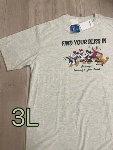 디즈니 미키 프렌즈 티셔츠 반팔 빅 사이즈 3L 2XL