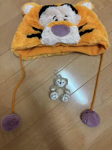 디즈니 모자 티거 모자 덤 더피 키링