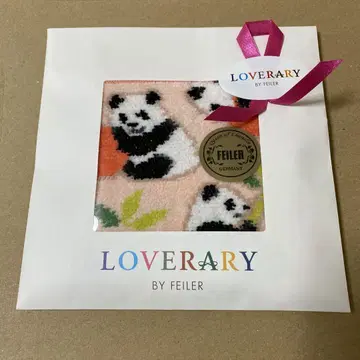 LOVERARY BY FEILER 손수건 코로코로 팬더 페일 애프리콧