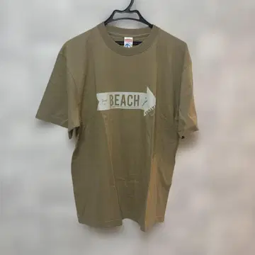 UnitedAthle 미야코지마 BEACH 티셔츠 베이지