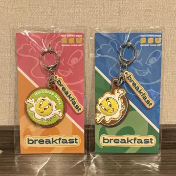 Mrs. GREEN APPLE breakfast 러버 키링 2개