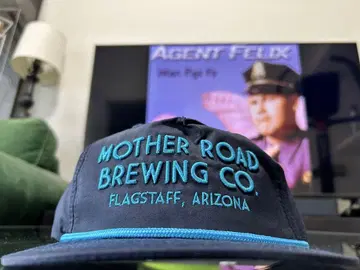 USA Mother Road Brewing BEER 캡 네이비