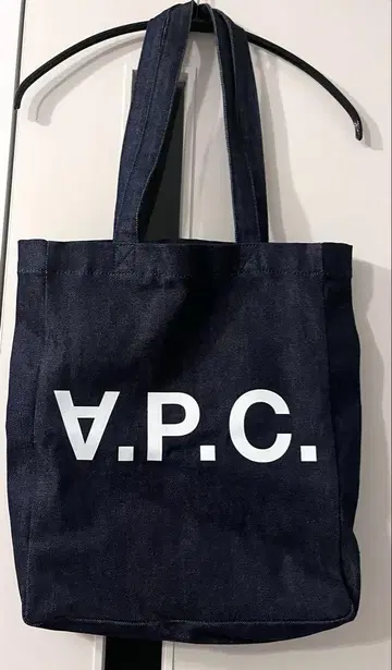 아페쎄 데님 토트백