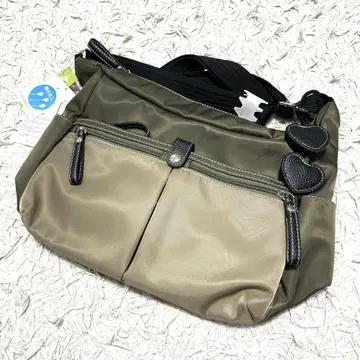 나일론, 합성 피혁 멀티 포켓 숄더백