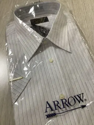 ARROW 반팔 와이셔츠 40-반팔 스트라이프
