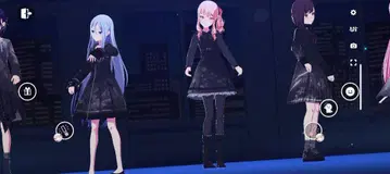블랙 프릴 드레스