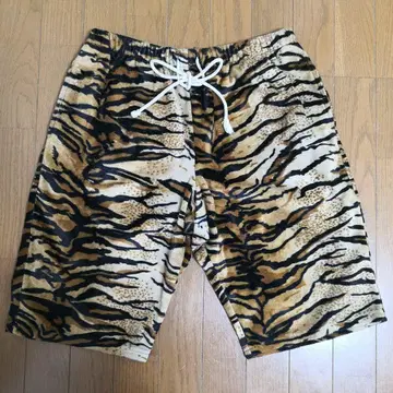 U.S RAGS 호랑이 패턴 숏 팬츠 허리밴딩