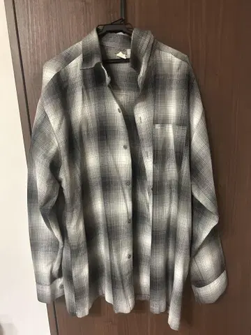 Caltop 긴팔 셔츠 XL 그레이 & 블랙