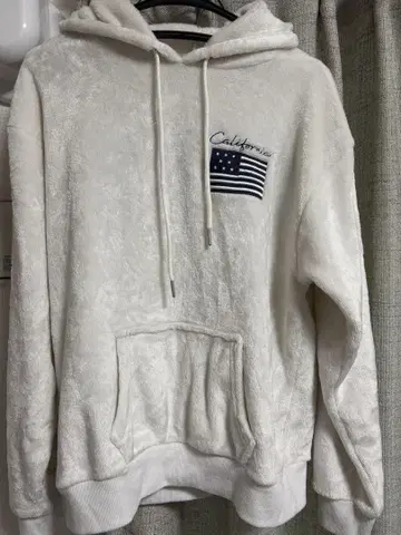 Californiasurf 플리스 후드티 화이트