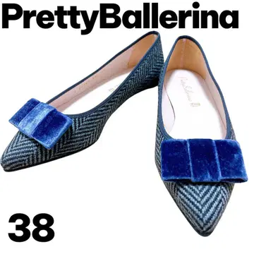거의 새 상품 미사용 Pretty Ballerina 플랫 슈즈 38