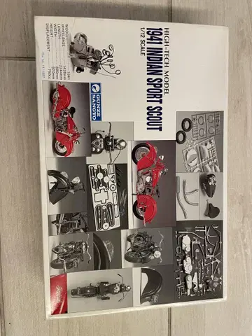 군제 산업 1941 INDIAN SPORT SCOUT 1/12 스케일