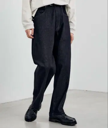 WYM 윔 LOOSE FIT DENIM 블랙 S 사이즈
