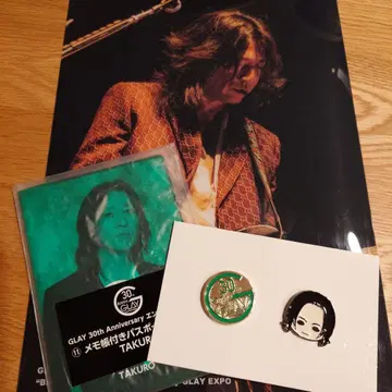 GLAY 30th Anniversary 엔터테인먼트 복권 핀 배지 등