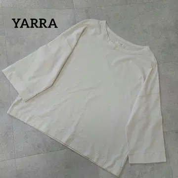 YARRA 야라 면100% 7부 소매 상당 래글런 슬리브 배송비 포함