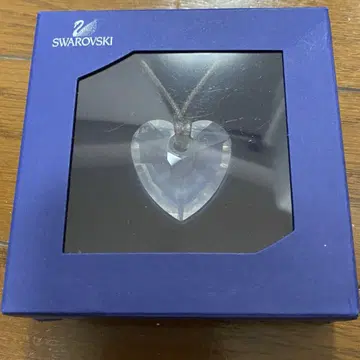 SWAROVSKI 하트 모양 크리스탈 목걸이