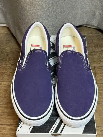반스 스케이트 슬립온 팝 쿠시 퍼플 28.5cm
