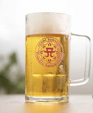 하마사키 아유미 TA 한정판 스크래치 TA 특제 맥주 머그잔