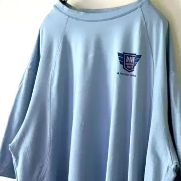 X 밀리터리 마일즈 티셔츠 XL 라이트 블루 스카이블루 구제 의류