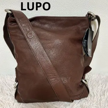 LUPO 숄더백 브라운 천연 가죽 바르셀로나