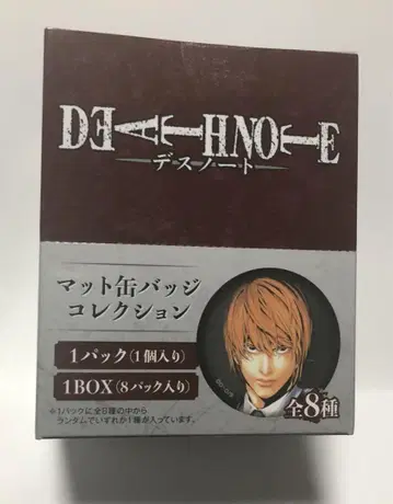 DEATH NOTE 미사미사 팝업 매트 캔뱃지 1box