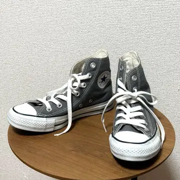 컨버스 올스타 그레이 23cm 하이컷 컨버스 새상품급