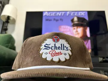 USA Schell's Brewery BEER 코듀로이 캡