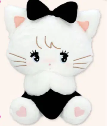mikko characters BLACK RIBBON 봉제 인형 무스