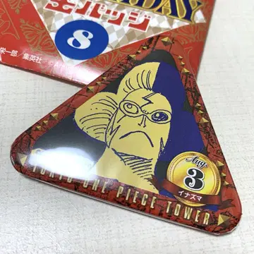 원피스 타워 톤가리 벌스데이 캔뱃지 썬더 8/3 미사용