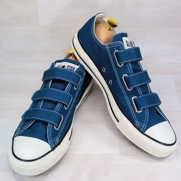 컨버스 27.0cm 벨크로 캔버스 스니커즈 밝은 블루