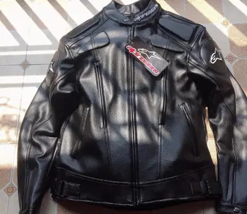 Alpinestars 가죽 라이딩 자켓 블랙 XL