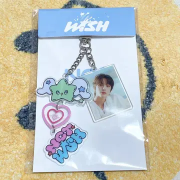 NCT WISH MD 아크릴 키링 포토 카드 트레이딩 카드 세트 리쿠