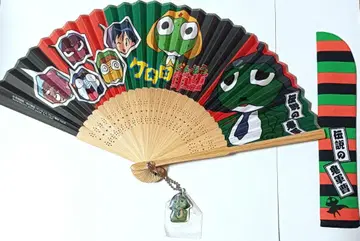 개구리 중사 케로로 부채와 케이스 세트 미사용 새상품