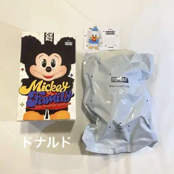 POP MART 미키 패밀리 키링 디즈니 도날드