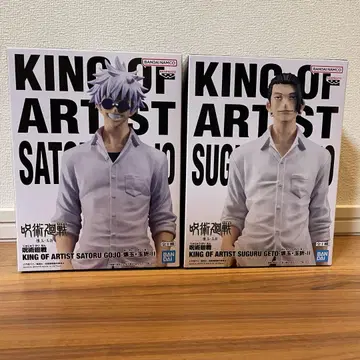 주술회전 고죠 사토루 게토 스구루 피규어 KING OF ARTIST