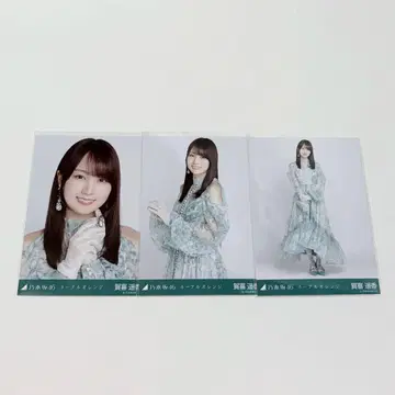 노기자카46 카키 하야카 네이블 오렌지 브로마이드